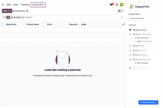 Record Workflow