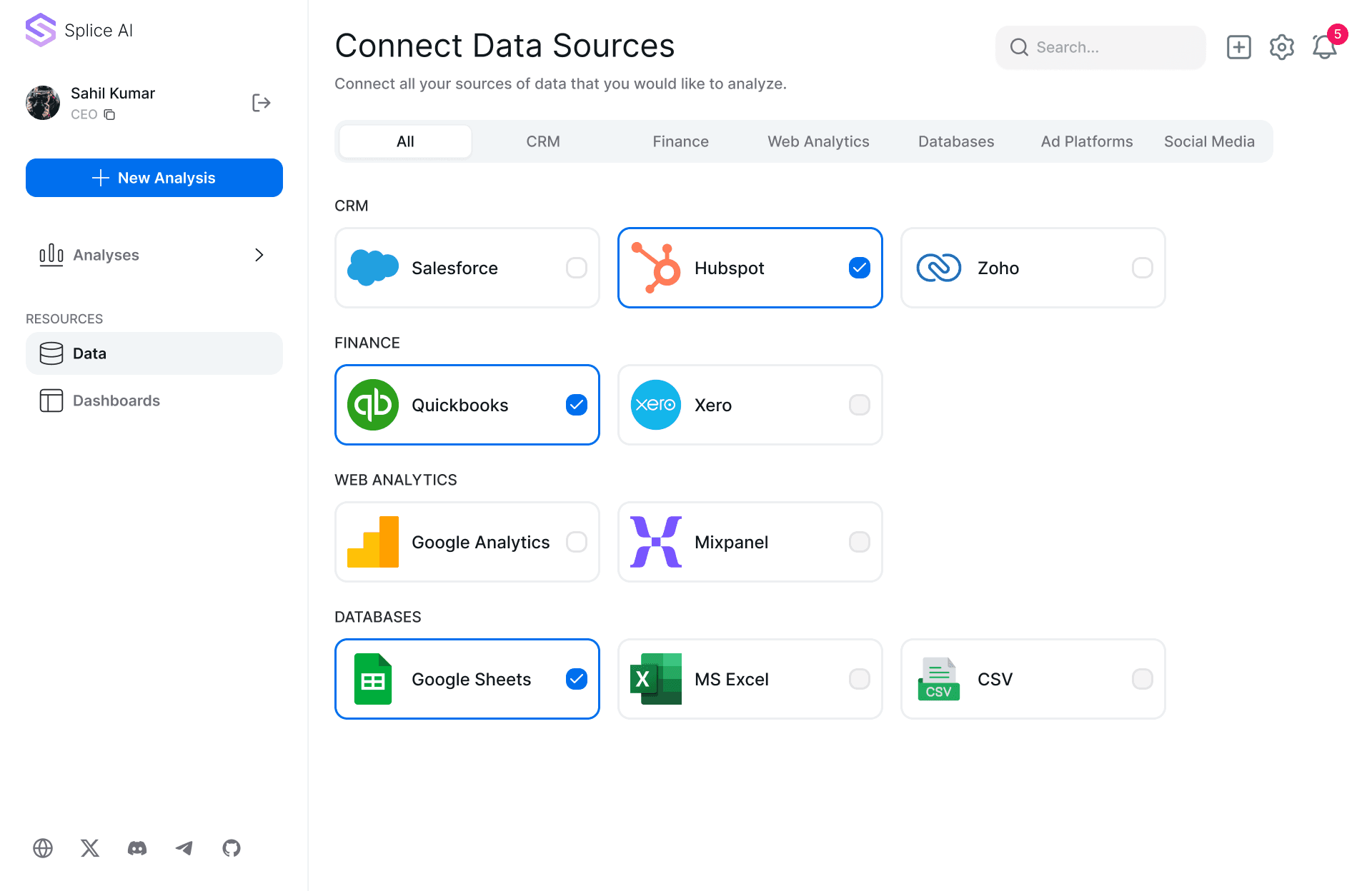 Connect Data